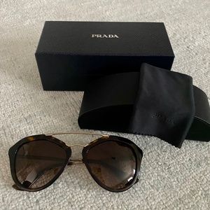 Prada tortoise sunglasses